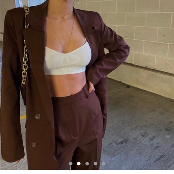 Straight leg high waisted pants with pockets - Picture 5 of 7